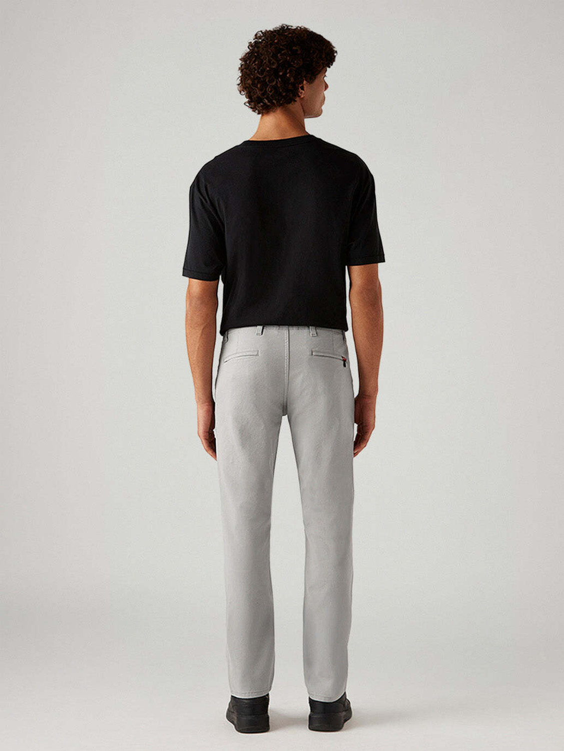 Image of LEVI'S Men Regular Fit Brown Pure Cotton Trousers