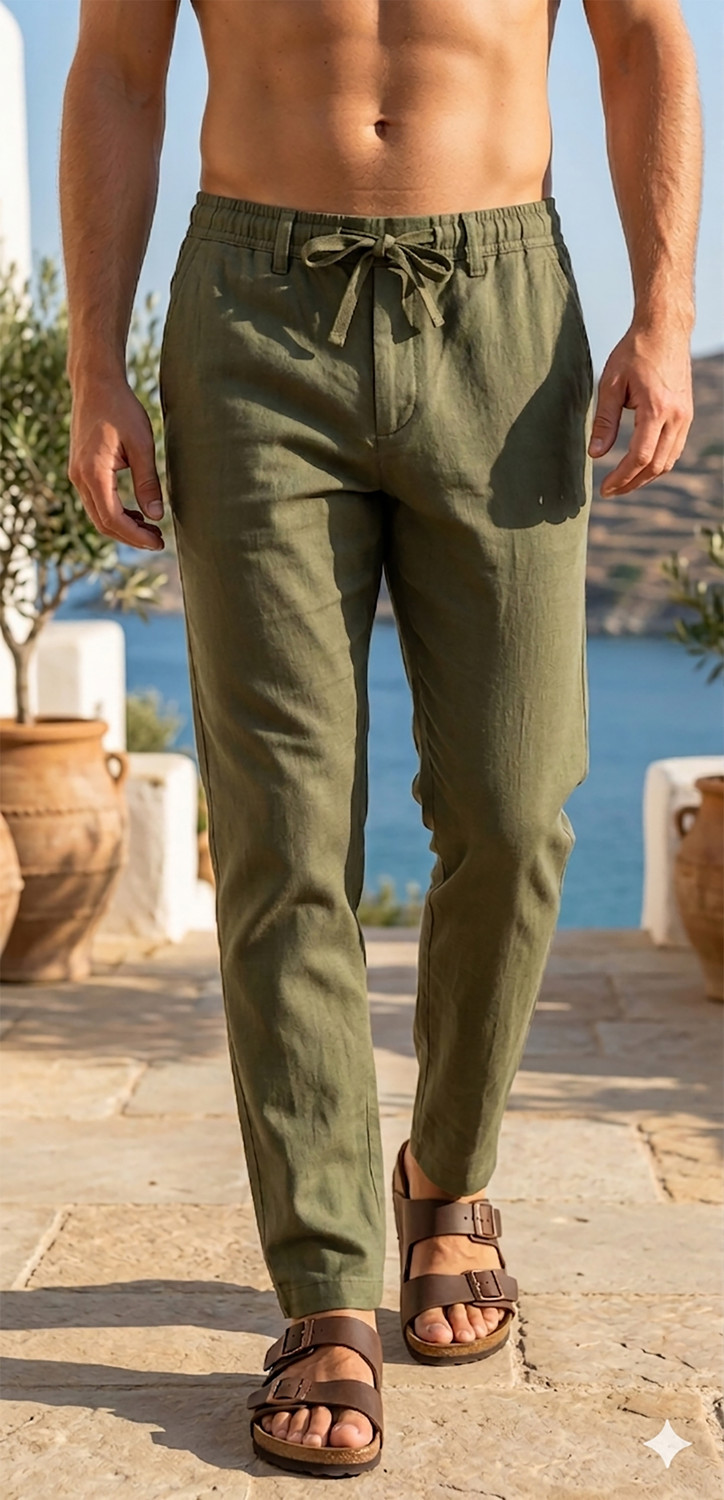 RIARTS Relaxed Men Green Trousers - Image 6