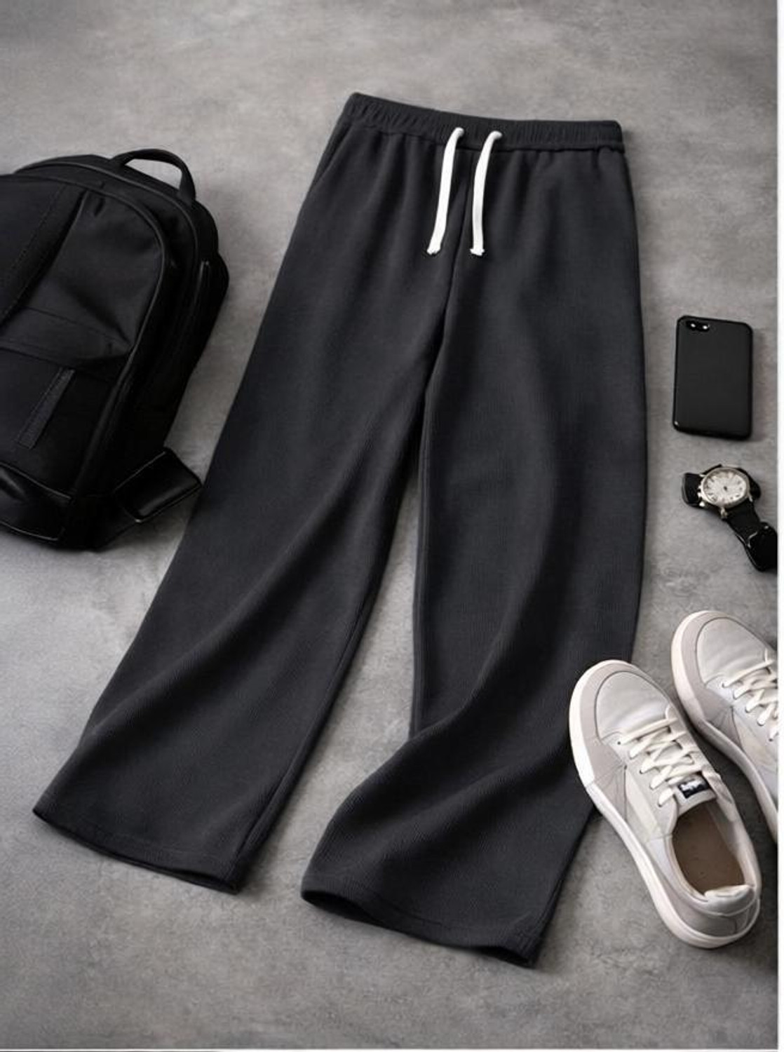 METRONAUT Relaxed Men Grey Trousers - Image 1
