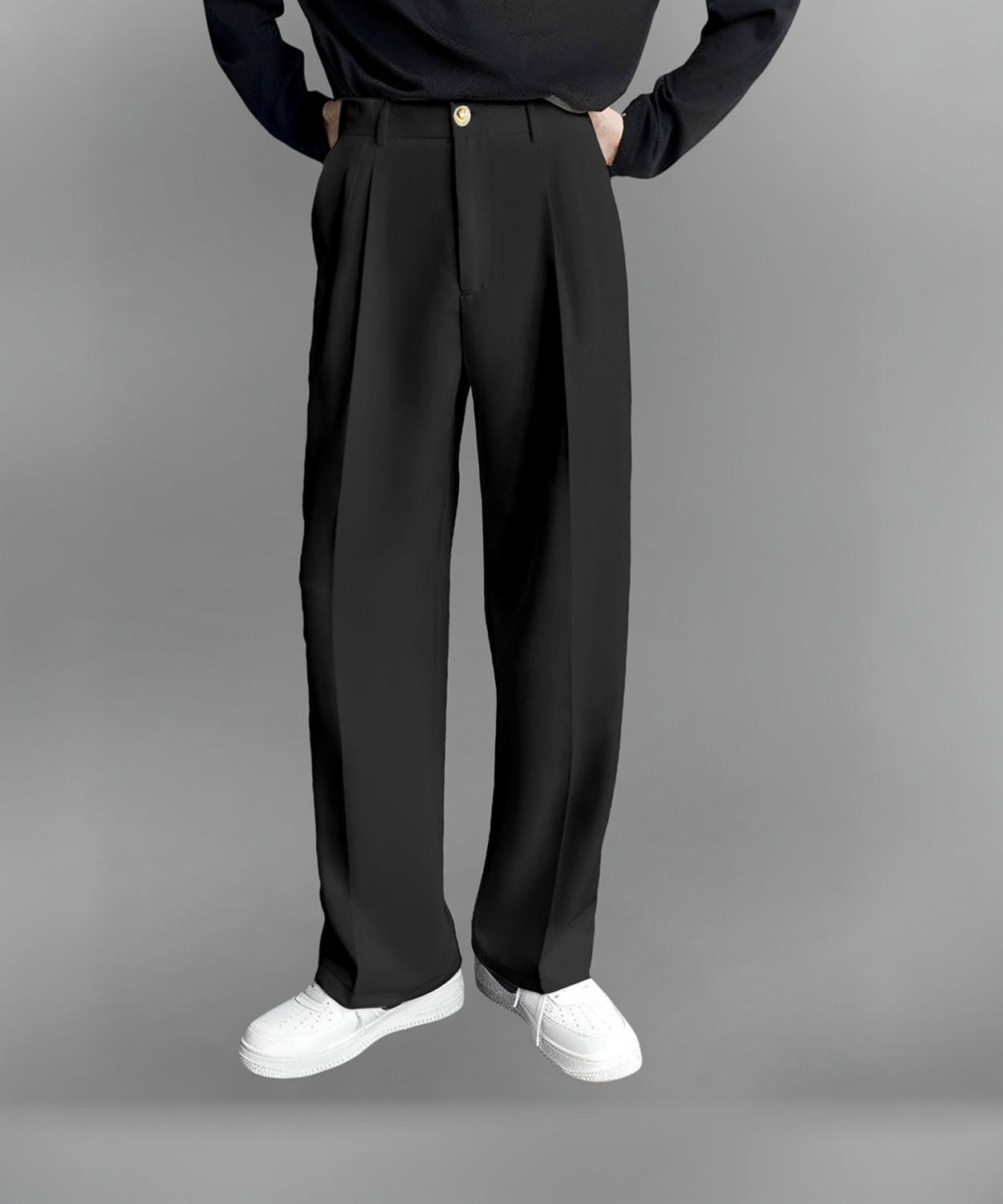 FTX Relaxed Men Black Trousers - Image 6