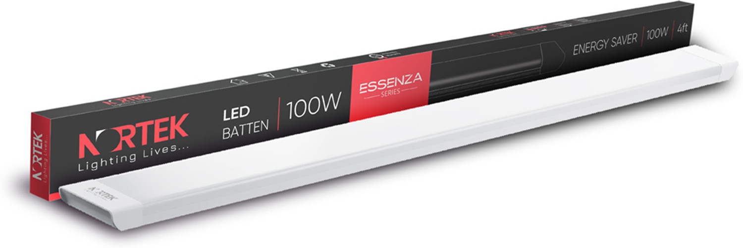 Image of Wipro 10 Watt LED tubelight Batten (Color-White /6500K,Size: 2 feet)- Pack of 5 10 W 54 cm Tube Light (White, Pack of 5)