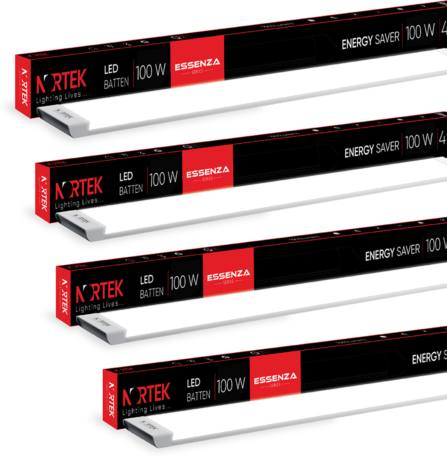Image of Wipro 10 Watt LED tubelight Batten (Color-White /6500K,Size: 2 feet)- Pack of 5 10 W 54 cm Tube Light (White, Pack of 5)