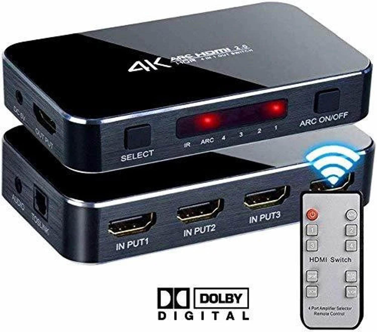 Image of DUROSTAR Full HD H.265 MPEG-4 Set Top Box for Free to Air 150+Tv Channels Media Streaming Device (Black)