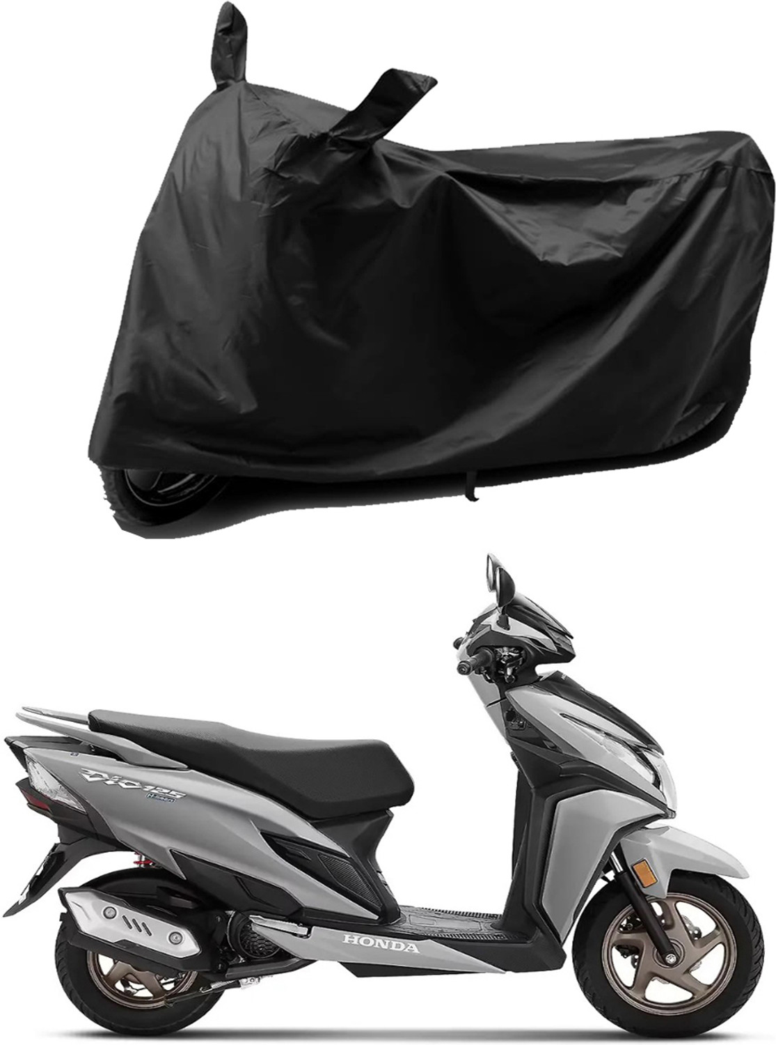 Image of Car Styling Waterproof Two Wheeler Cover for Bajaj (Pulsar N160, Multicolor)