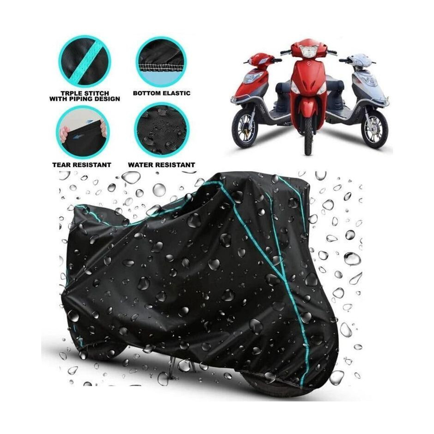ABDs Waterproof Two Wheeler Cover for Hero - Image 6