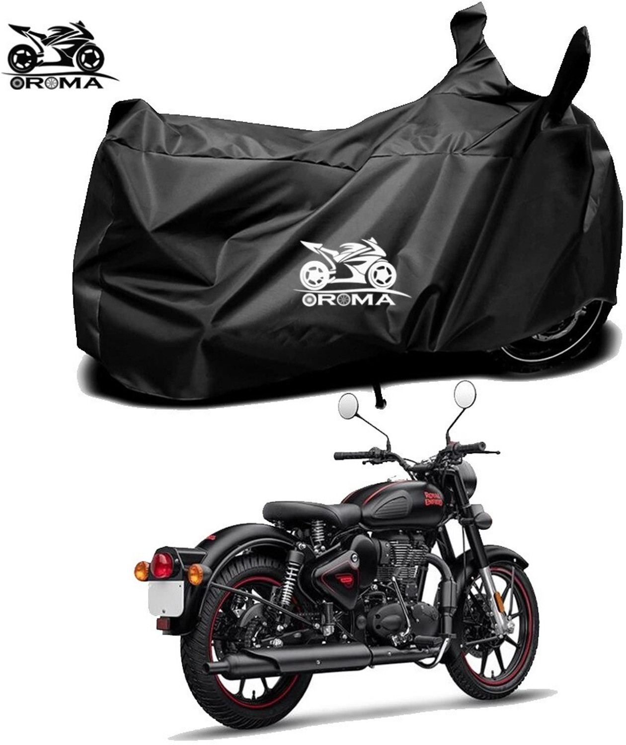 Image of FBC Waterproof Two Wheeler Cover for Yamaha (FZ, Silver)