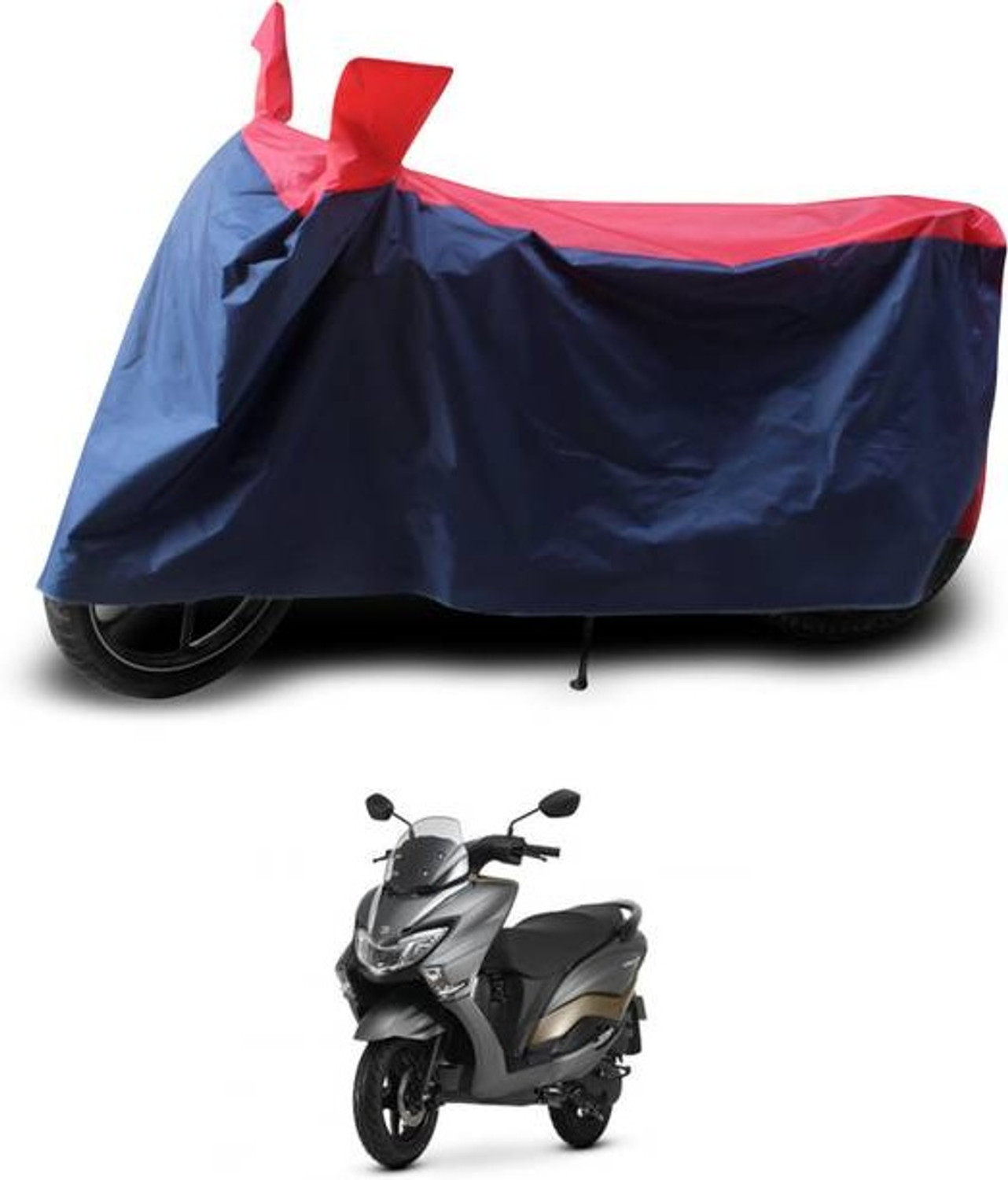 Image of AutoTen Waterproof Two Wheeler Cover for Honda (Activa 125, Black, Yellow)