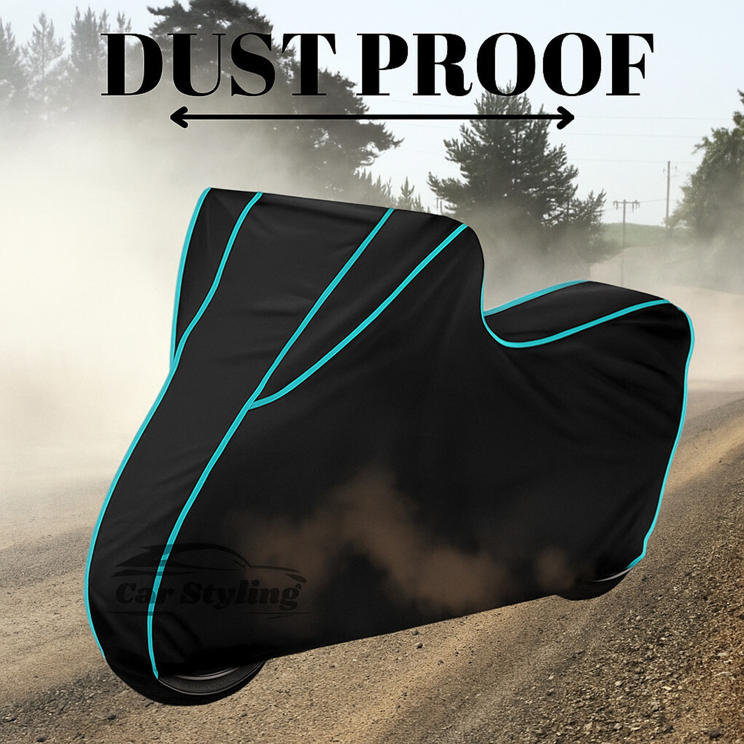 Image of Car Styling Waterproof Two Wheeler Cover for Bajaj (Pulsar N160, Multicolor)