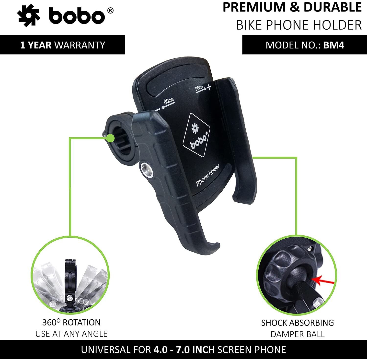 Image of BOBO Bike Mobile Holder (Black)