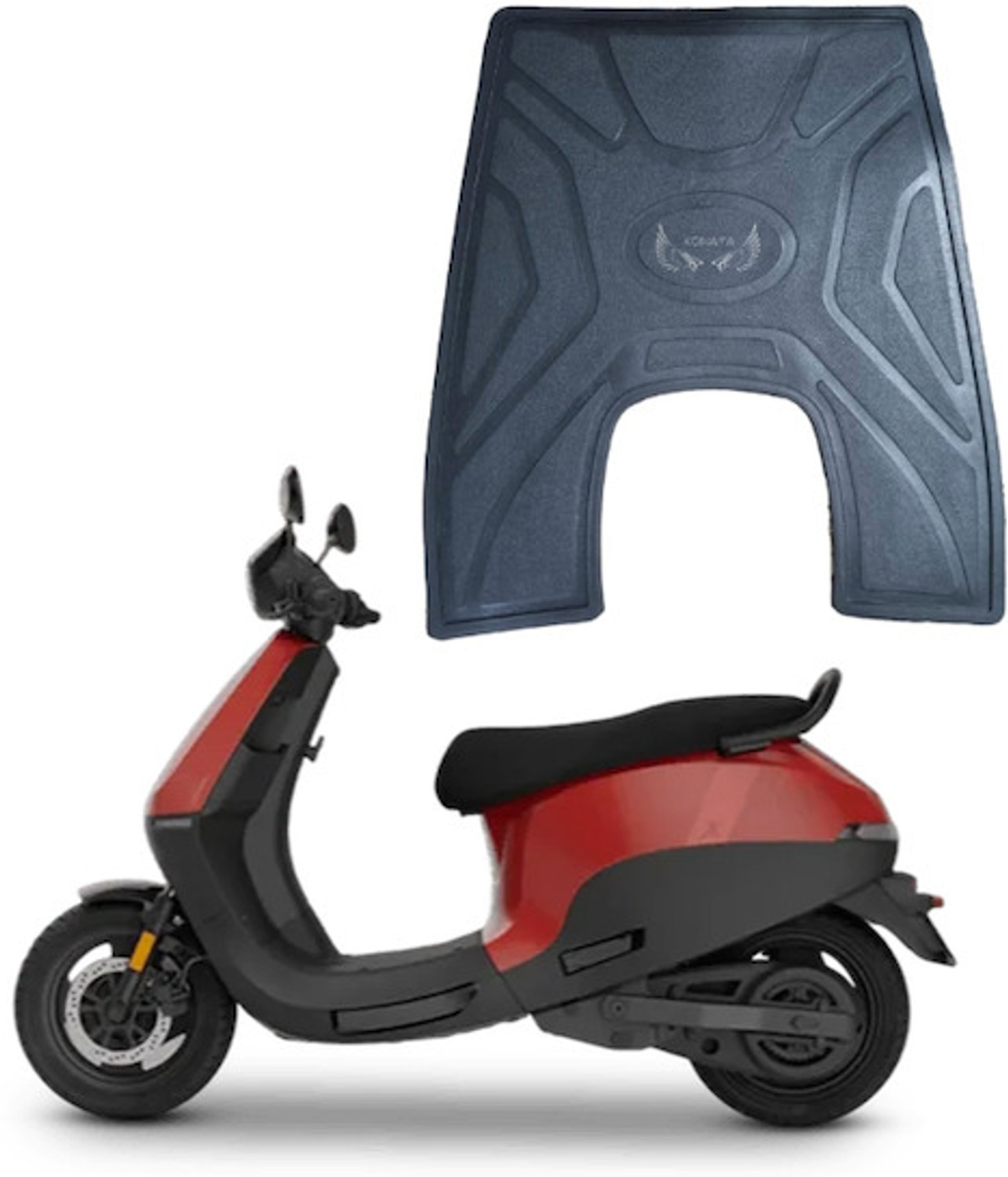 Image of KSHEERI Tof-A5 COMBO OLA CAP CHARGER OLA MAT Ola S1 Air Two Wheeler Mat