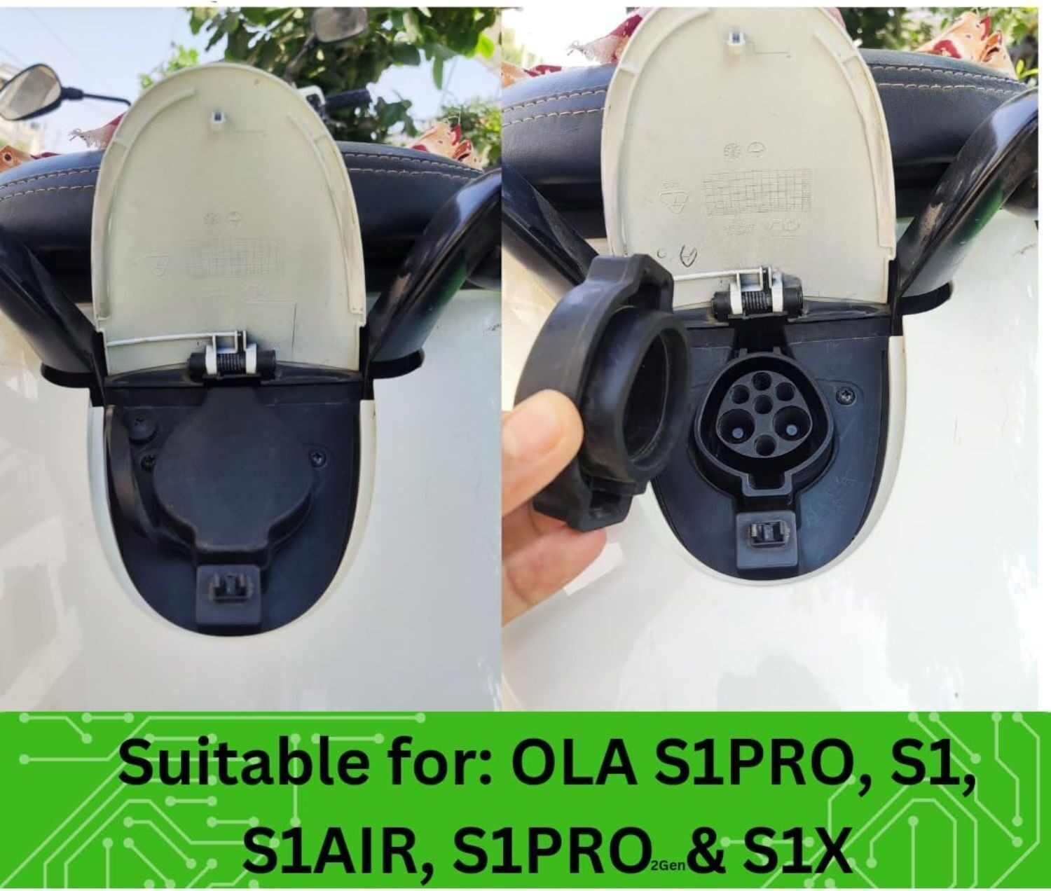 Image of KSHEERI Tof-A5 COMBO OLA CAP CHARGER OLA MAT Ola S1 Air Two Wheeler Mat