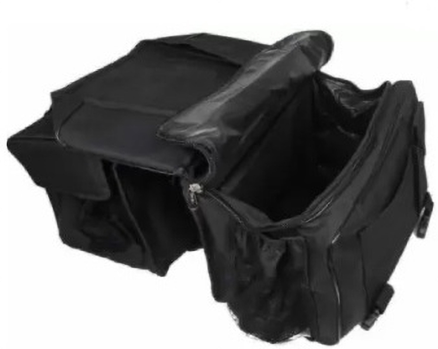 Image of Yumin Non Magnetic Tank Bag For All Bike Accessories Waterproof Cover Universal Luggage Box Black Polyester Motorbike Saddlebag (2.5 L)