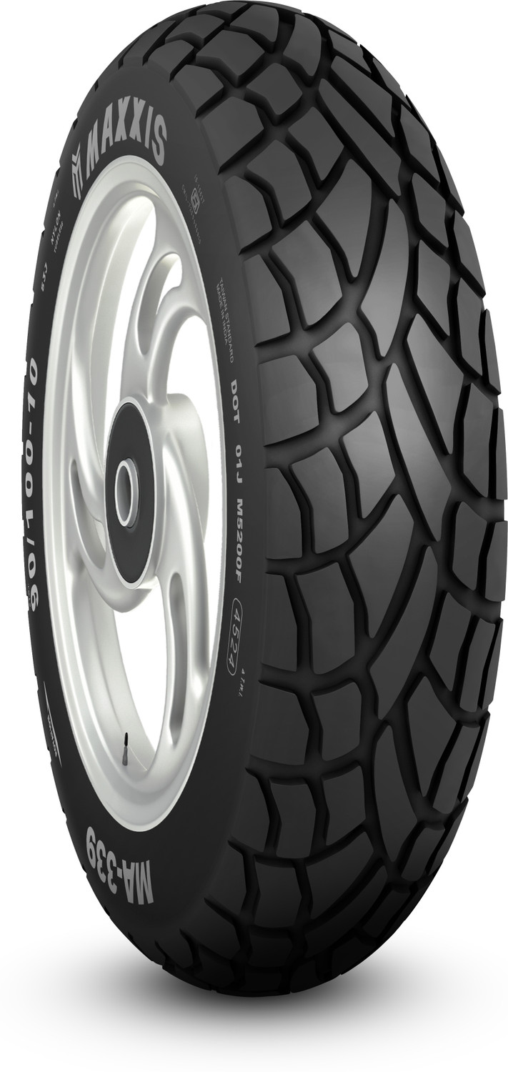 Image of Maxxis MA-339 (Limited Edition) 90 /100-10 Rear Two Wheeler Tyre (Street, Tube Less)