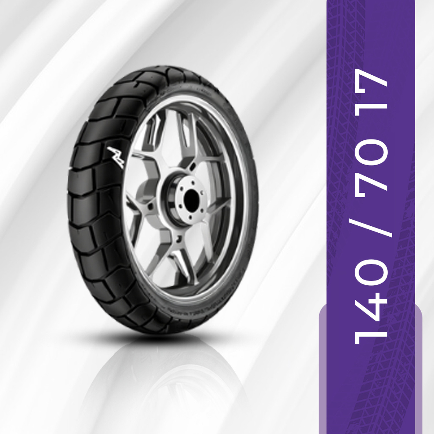Image of Apollo TRAMPLER XR 100 /90R19 Front Two Wheeler Tyre (Dual Sport, Tube Less)