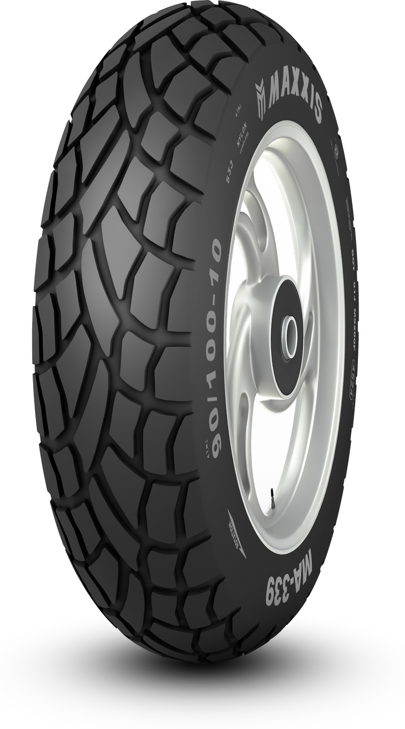 Image of Maxxis MA-339 (Limited Edition) 90 /100-10 Rear Two Wheeler Tyre (Street, Tube Less)
