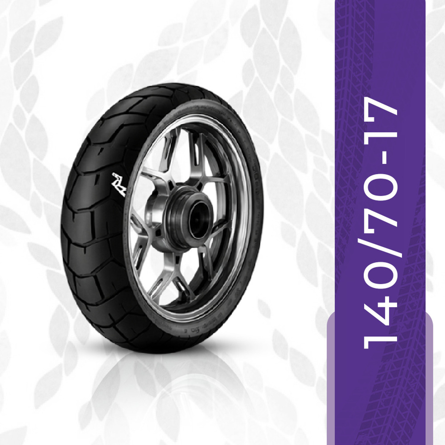 Image of Apollo TRAMPLER XR 100 /90R19 Front Two Wheeler Tyre (Dual Sport, Tube Less)
