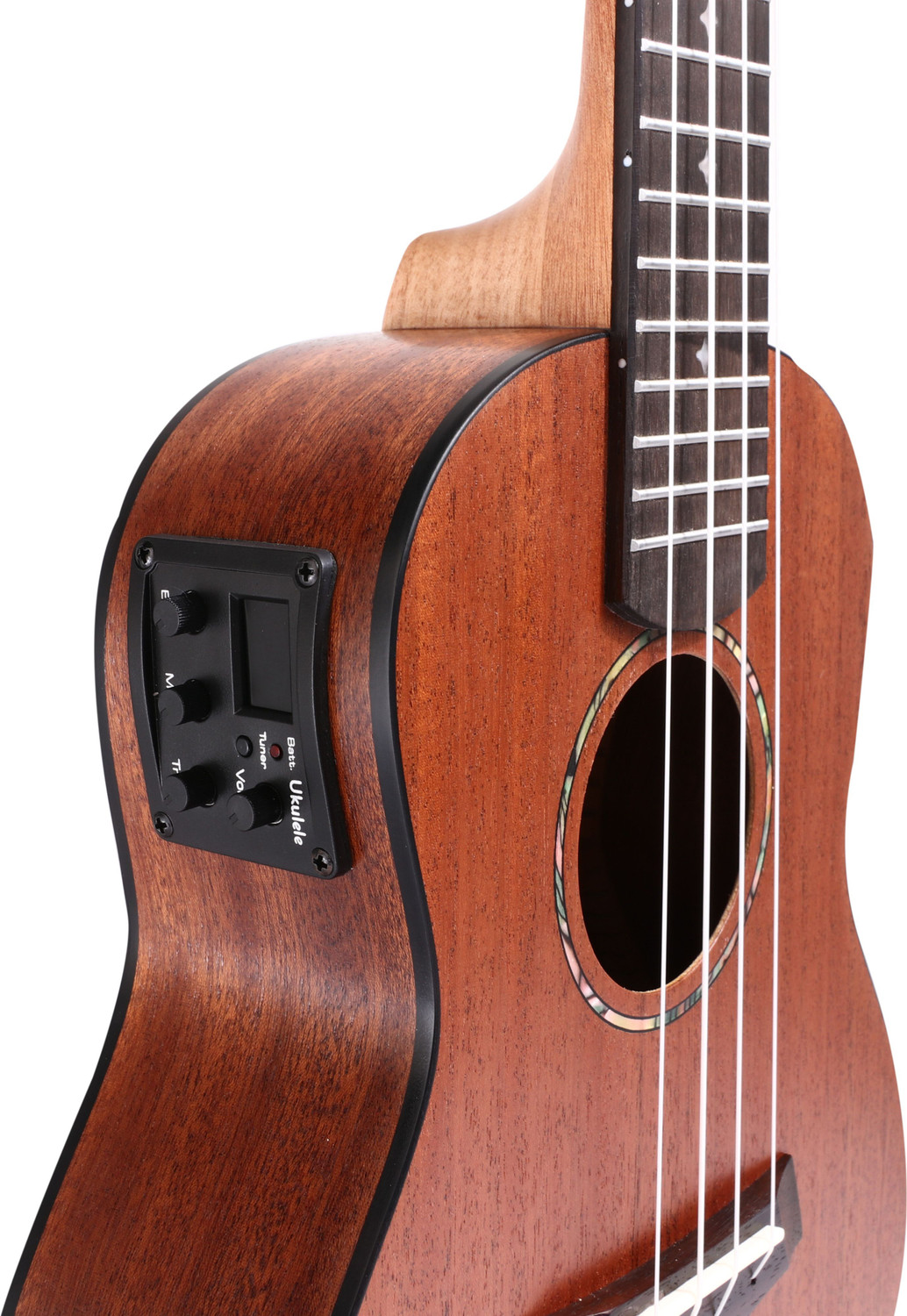 Image of Pulse PUK-20P 24 inch Concert Ukulele - 3-Band EQ + LCD Tuner Concert Ukulele (Overall Length - 65 cm)
