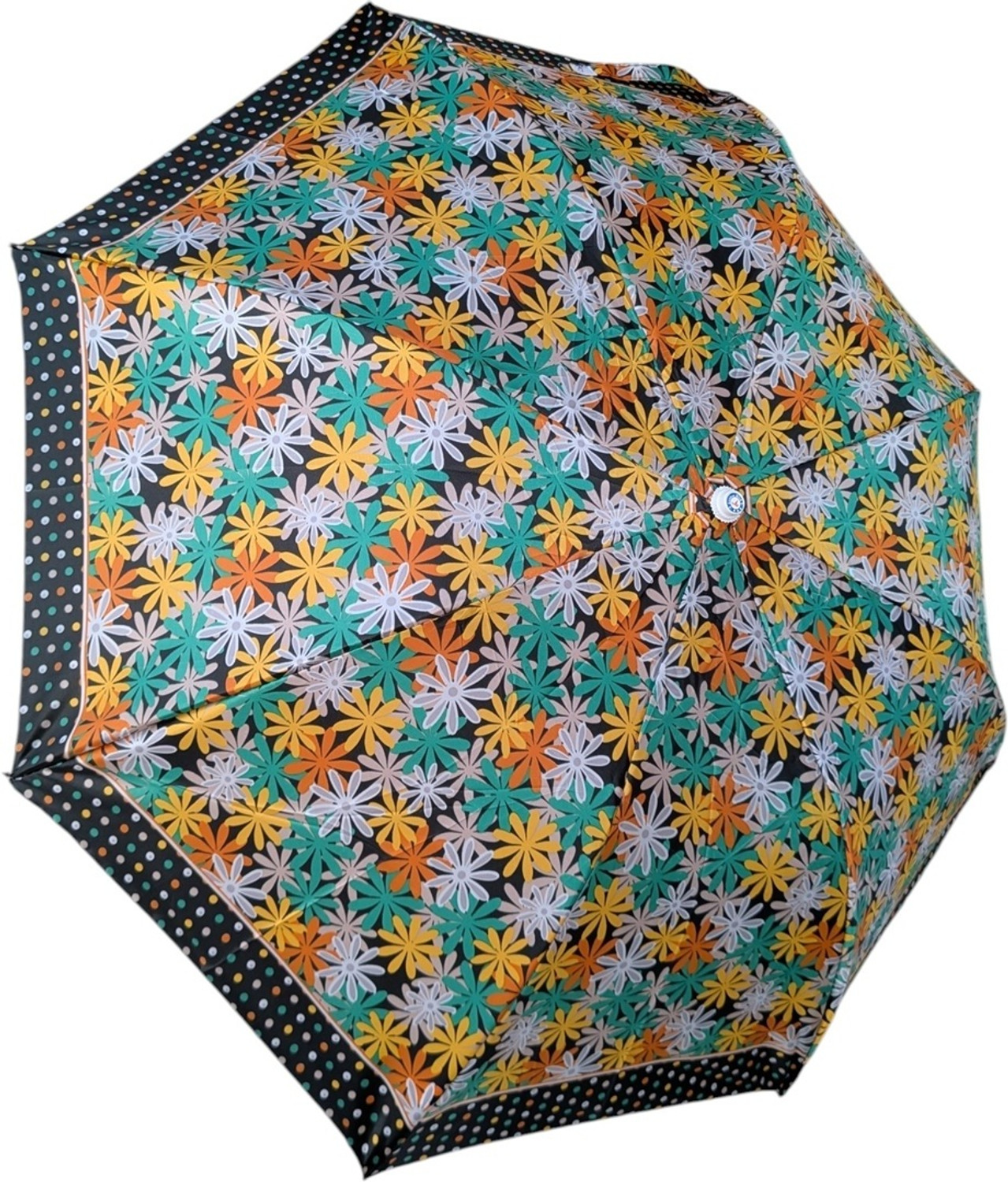 Image of CITRODA Pocket Travel Umbrella Windproof (Manual Open) Sun Rain Mini Ultra-Light 2 Fold Umbrella (Green)