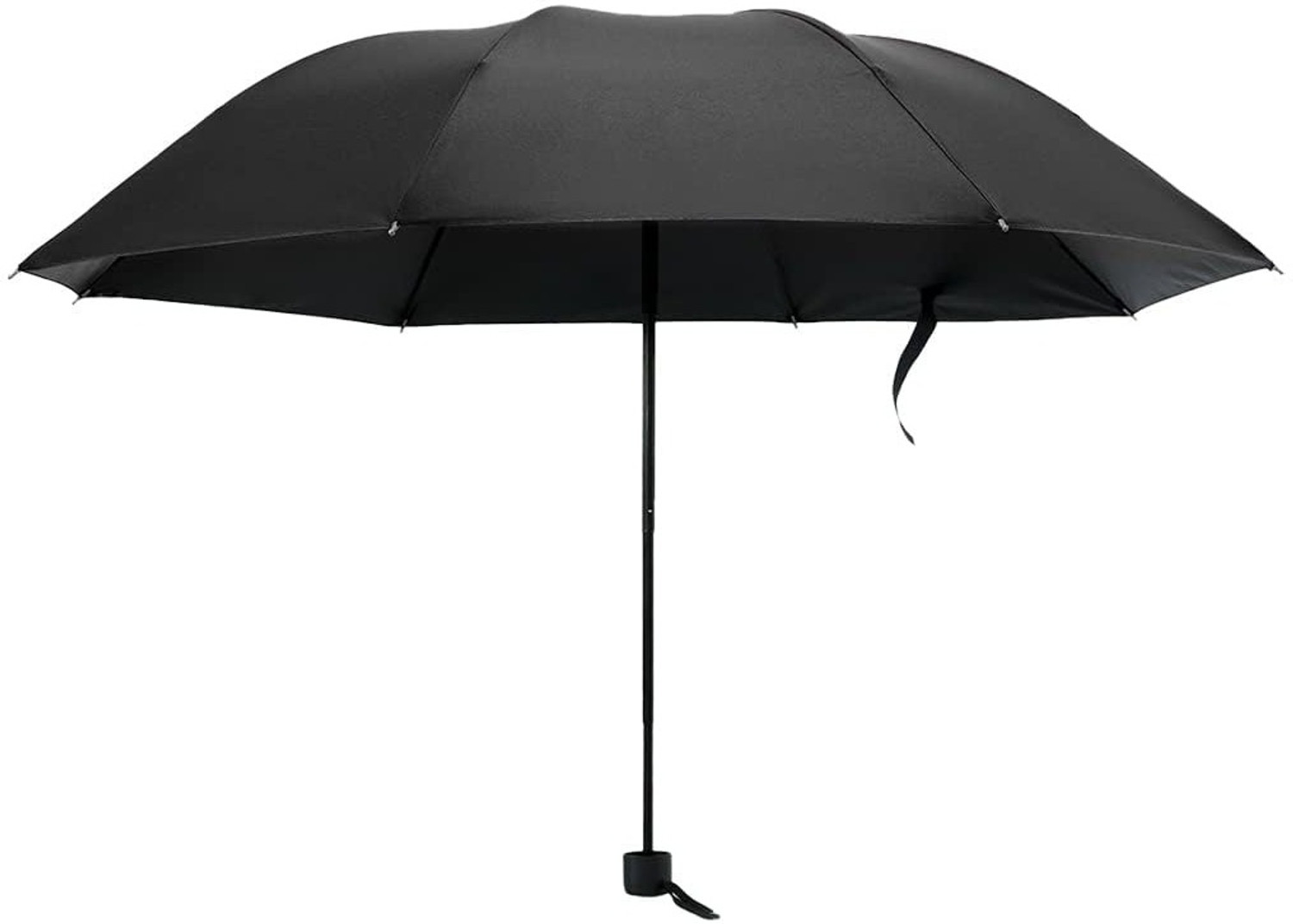 Image of CITRODA Pocket Travel Umbrella Windproof (Manual Open) Sun Rain Mini Ultra-Light 2 Fold Umbrella (Green)