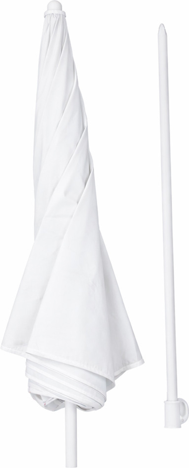 Image of Rainpopson Garden Umbrella 8ft Waterproof Outdoor Umbrella Rain Protection Umbrella (White)