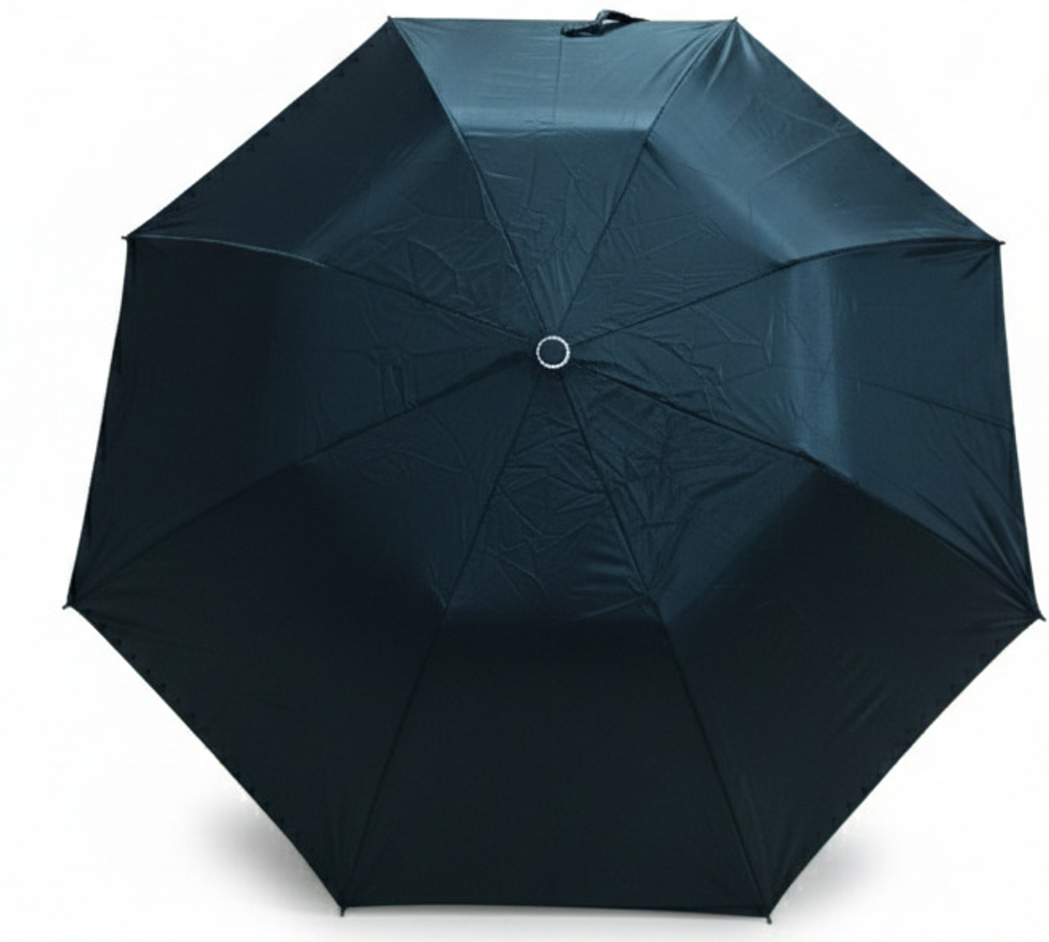 Image of TWINKLE CARE 2 Fold Auto Open Polyester Umbrella (Black)
