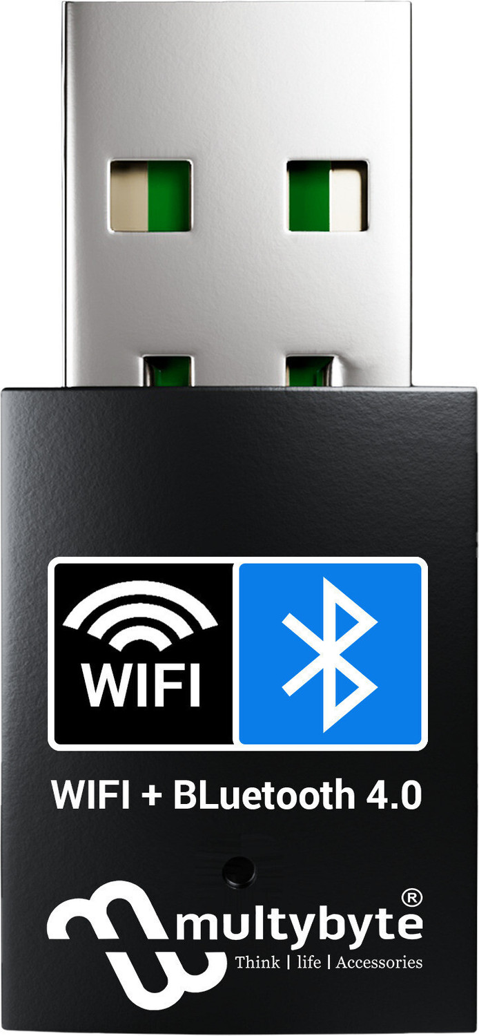 Multybyte Wi-Fi & Bluetooth USB Adapter 4.0 - Image 1