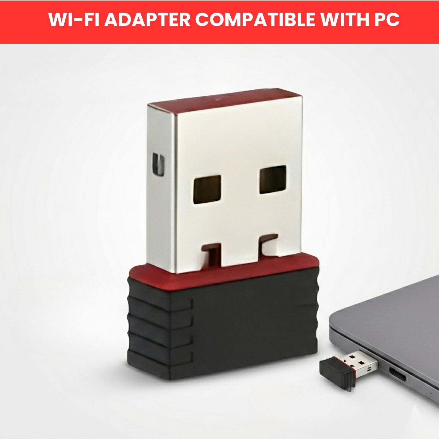 Image of dilos Supports wireless roaming technology for high-efficient wireless connections. USB Adapter (Black)