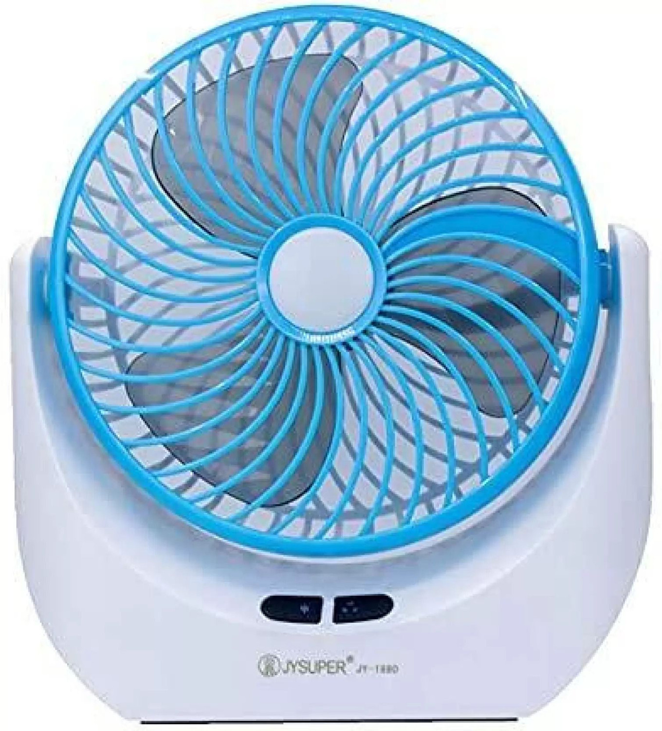 Image of JINKI Mini Cool Fan Portable Cooling Fan Mini Fan, 3 Speed Desk Table Fan for Home Office Bedroom Travel USB Fan, USB Air Cooler (White)
