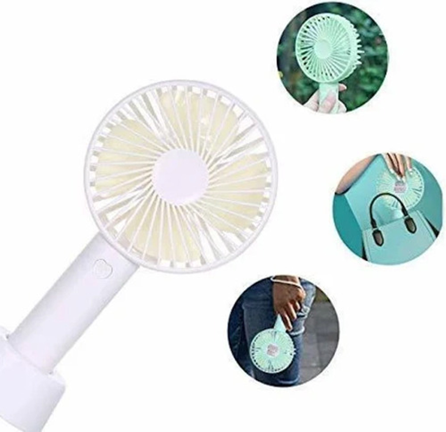 Image of 4uonly TD-40 RRT-BRE-Portable Air FAN BIG Mist Fan With 5 Speed UGI25 USB Fan (Multicolor)