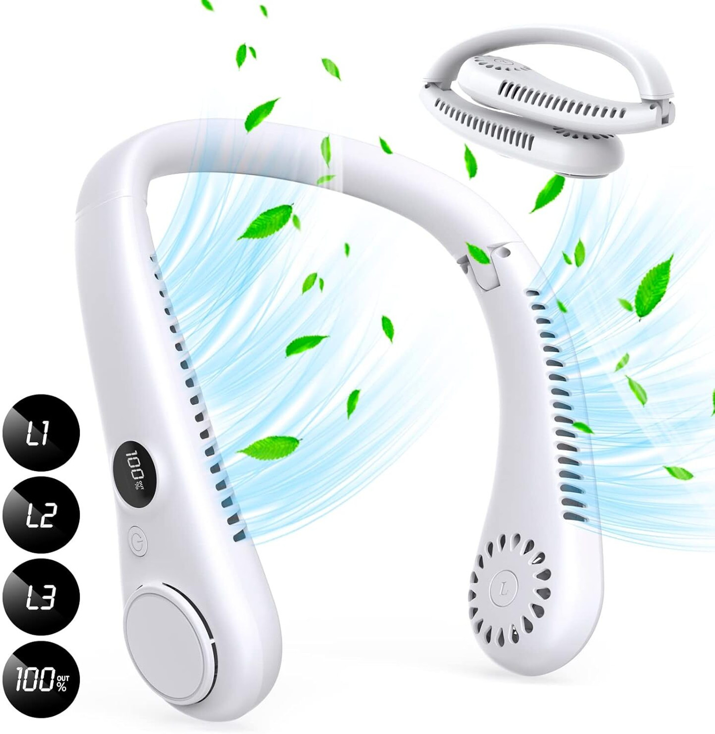 Image of 4uonly TD-40 RRT-BRE-Portable Air FAN BIG Mist Fan With 5 Speed UGI5 USB Fan (Multicolor)