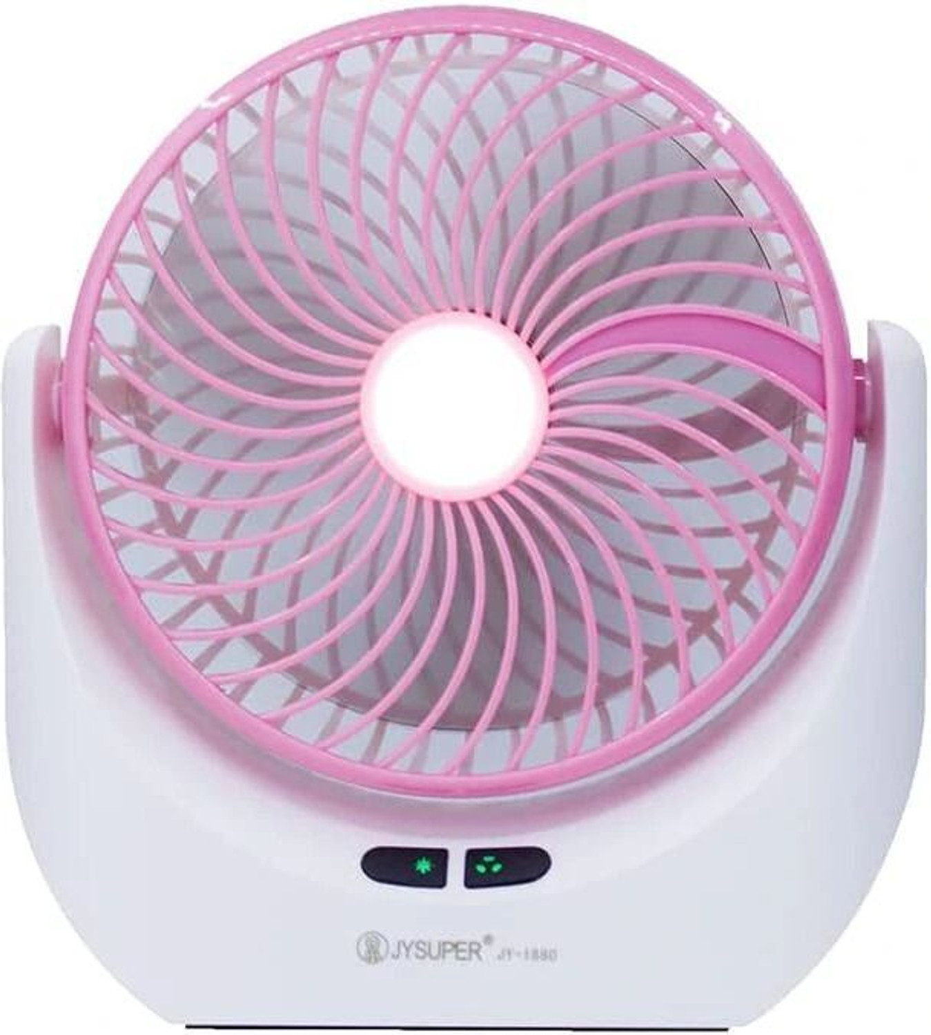 Image of Darshan High Speed Rechargeable Table Fan with LED Light For Office Desk, Home 273 Ultra High Speed 1400 mm Table Fan (5 Star | Multicolor | Pack of 1)