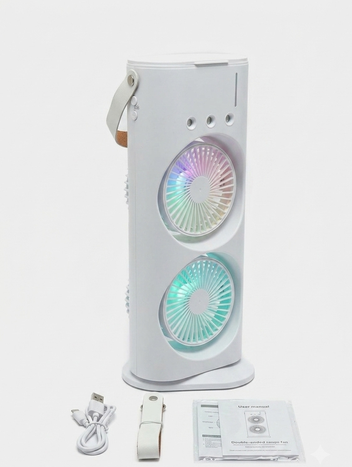 Image of Winfinity Mart Mini Air Cooler Portable Air Cooler USB Air Cooler (White)