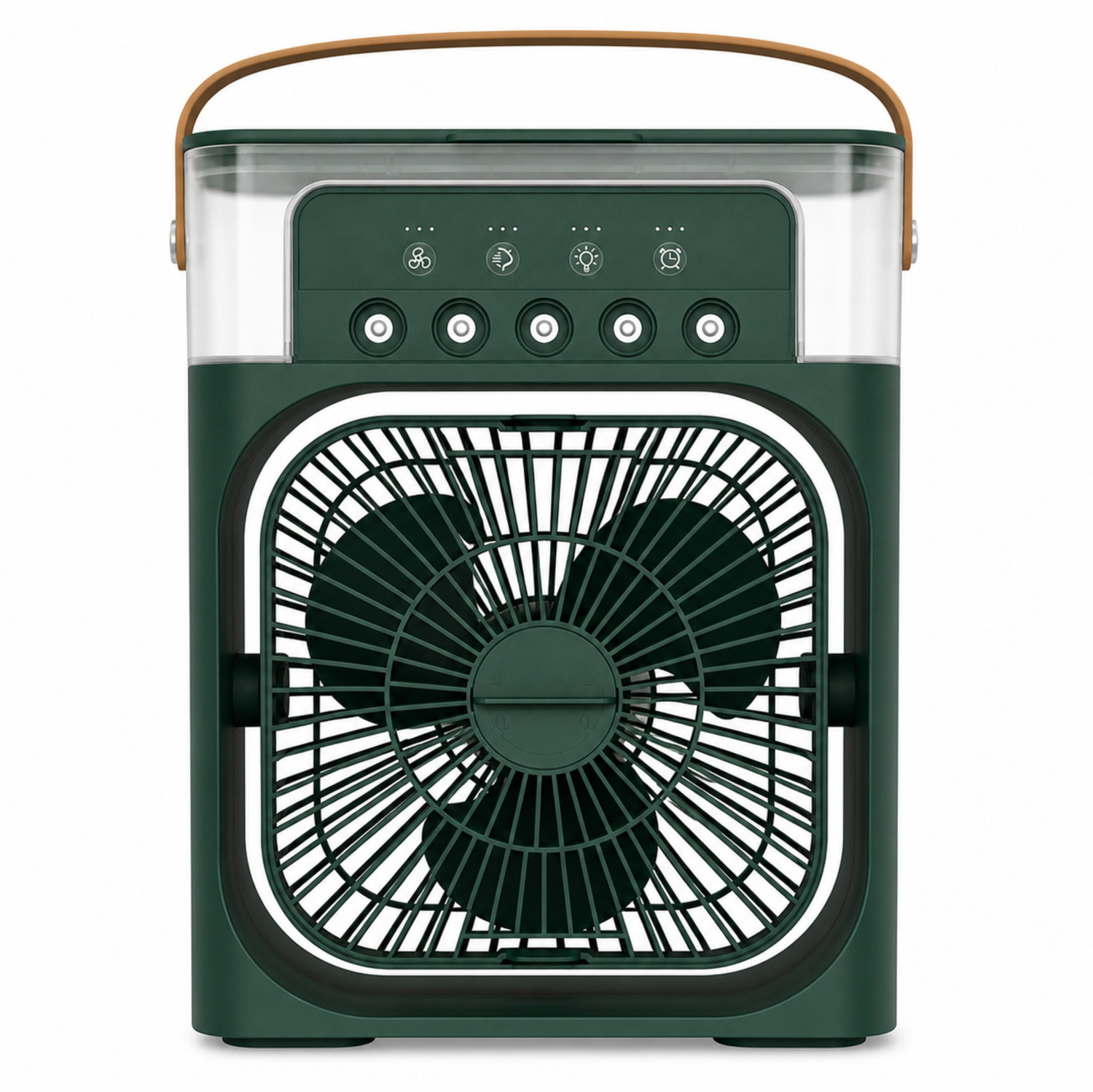 Image of JINKI Mini Cool Fan Portable Cooling Fan Mini Fan, 3 Speed Desk Table Fan for Home Office Bedroom Travel USB Fan, USB Air Cooler (White)