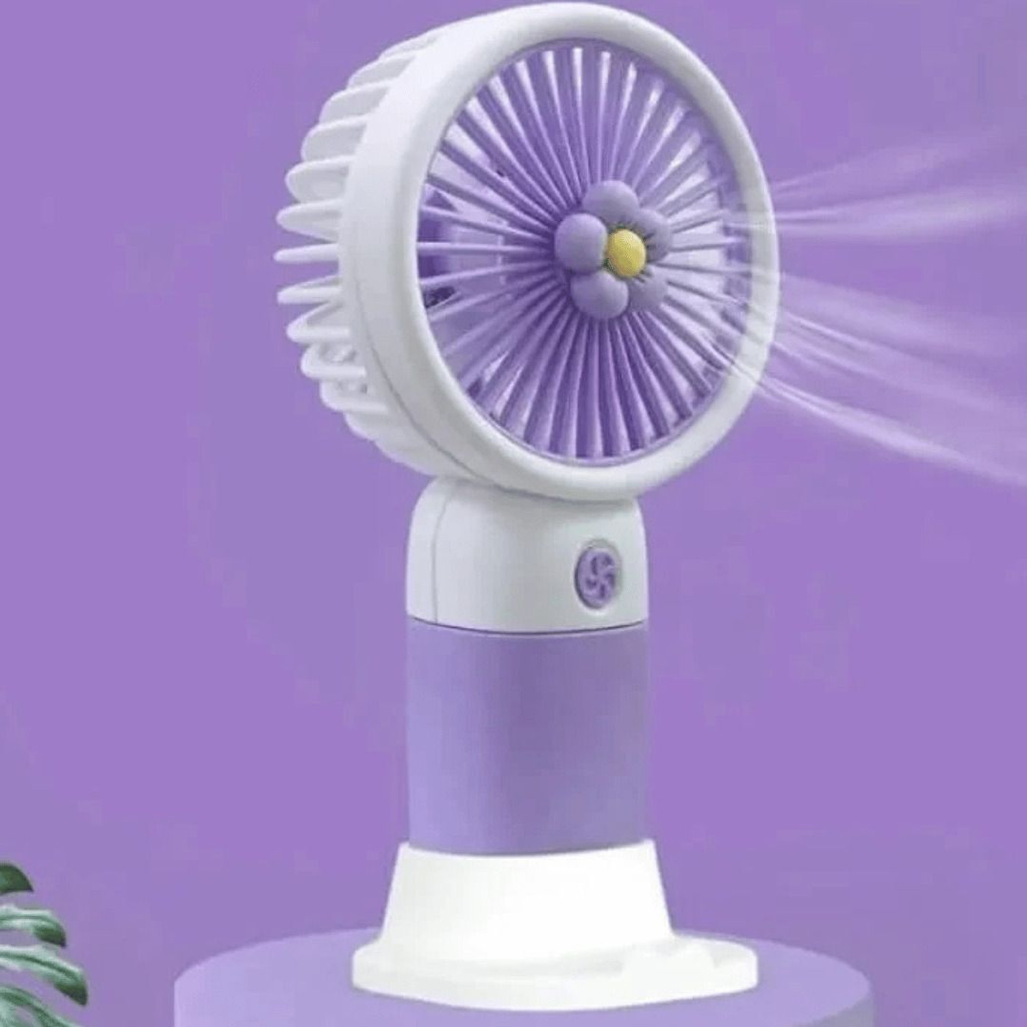 Image of DIYALUX Handheld USB Rechargeable Fan MiniFan-USB01 USB Fan (Green)