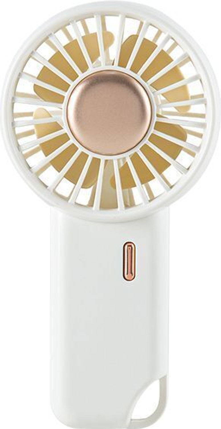 Image of One94Store Premium Mini Fan, 3-Speed Mode, USB Charging Fan, Hand Fan, 1800mAh Battery, Silent High Airflow USB Fan (Grey)