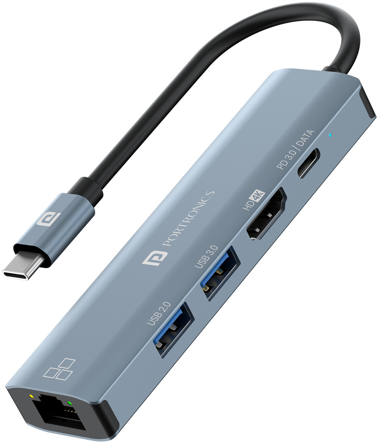 Portronics Mport 51 5-In-1 Type C Hub - Image 1