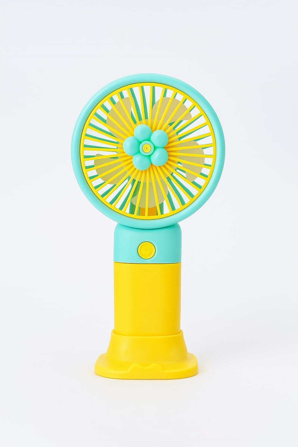 Image of Refulgix Rechargeable Mini Cute Handheld USB Fan (Yellow)