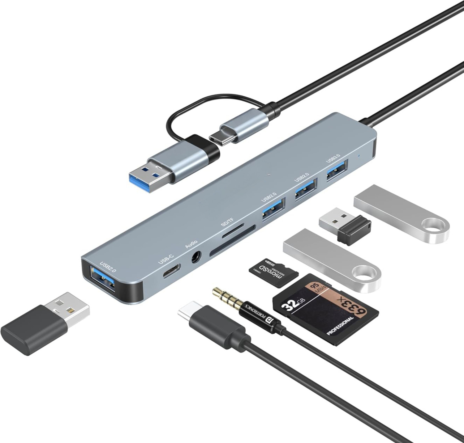 Rackit Power Mport 8 Plus 8-in-1 Docking Station - Image 6