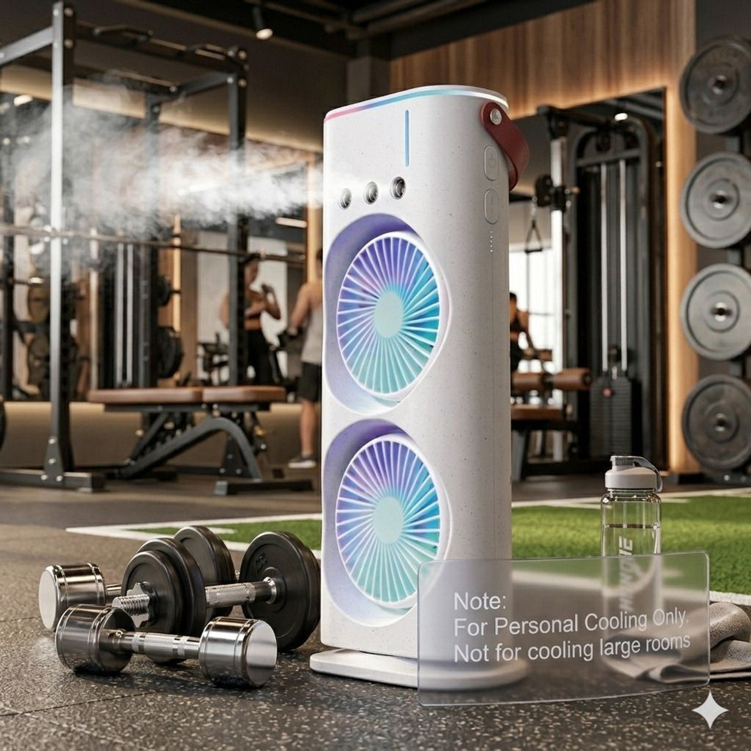 Image of Winfinity Mart Mini Air Cooler Portable Air Cooler USB Air Cooler (White)