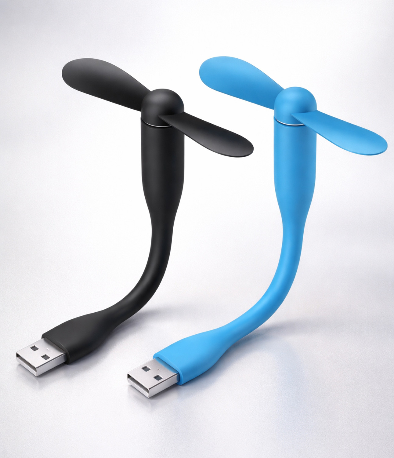 Image of Luranol CoLightweighty To Carry Neck Eaoling Fan For Women Kitchen and Summer Mini Handheld Portable Rechargeable, Small Type-c charger cable USB Fan (Blue-D03)
