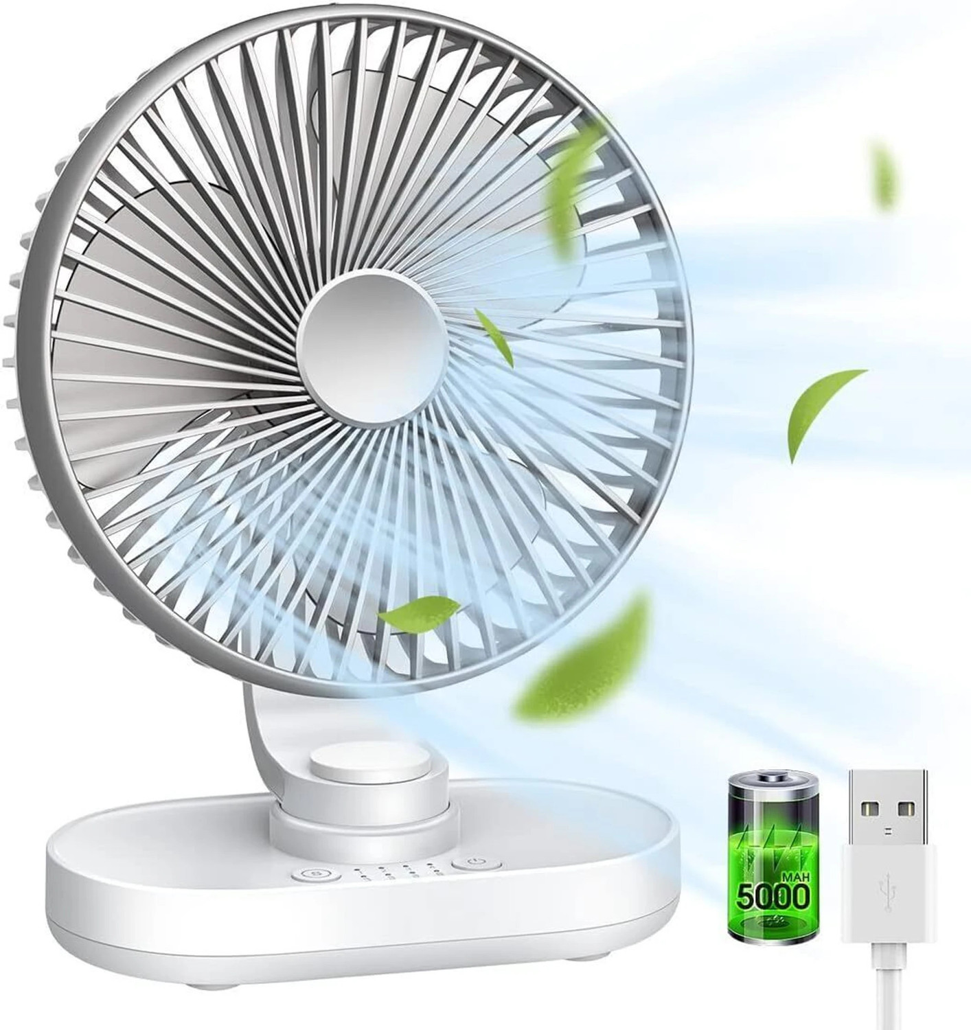 Image of haimikala enterprise Cooler-Fan-for-Room-Cooling-Rechargeable-Fan-Ac-for-Home- Personal-Portable-Ac-Mini-Cooler-Fan USB Air Cooler (White)