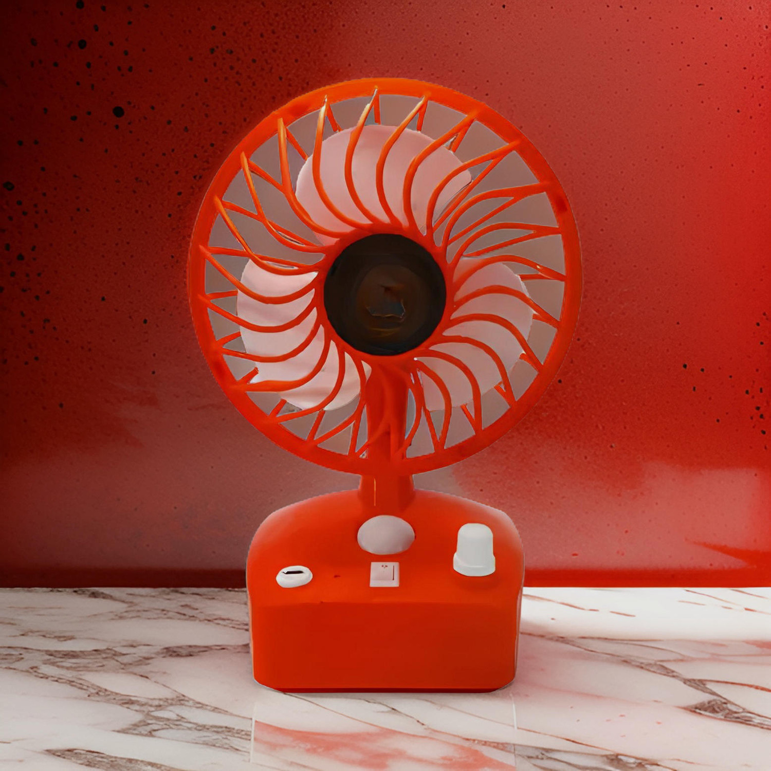 Image of 4uonly TD-40 RRT-BRE-Portable Air FAN BIG Mist Fan With 5 Speed UGI5 USB Fan (Multicolor)