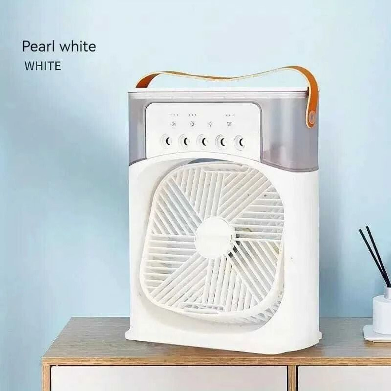 Image of Navalkishori Double Ended Spray Fan Desk Fan with Mist Office and home zx18 Double Ended Spray Fan Desk Fan with Mist Office and home DC16 USB Air Cooler (Multicolor)