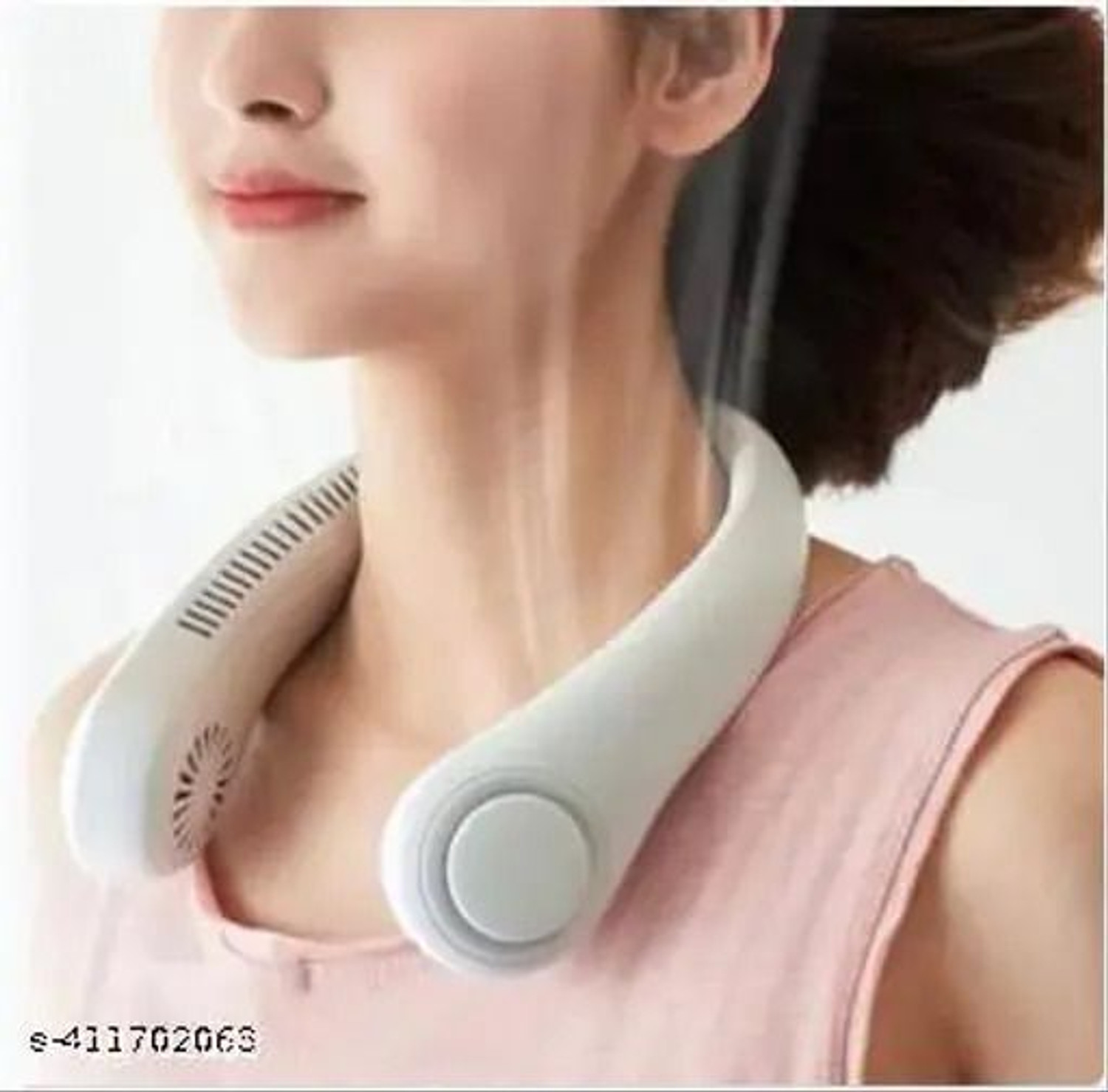 Image of Wristkart Neck Fan Bladeless Speeds Battery Operated Personal NF67 Neck Fan Bladeless Speeds Battery Operated Personal NF67 USB Fan (Multicolor)