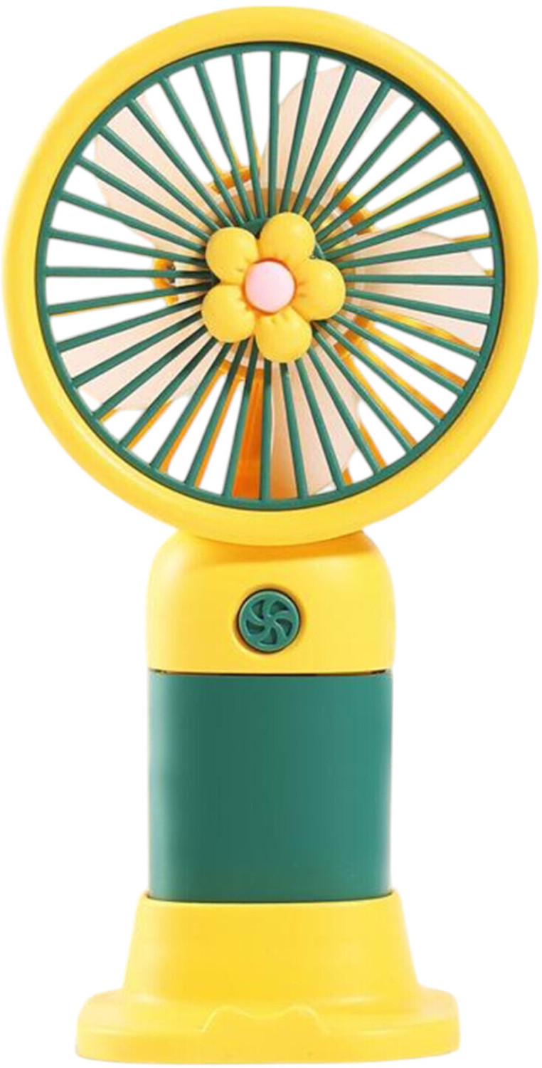 Image of Refulgix Rechargeable Mini Cute Handheld USB Fan (Yellow)