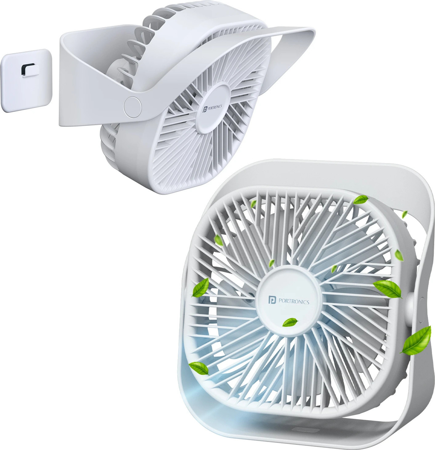 Image of JINKI Mini Cool Fan Portable Cooling Fan Mini Fan, 3 Speed Desk Table Fan for Home Office Bedroom Travel USB Fan, USB Air Cooler (White)