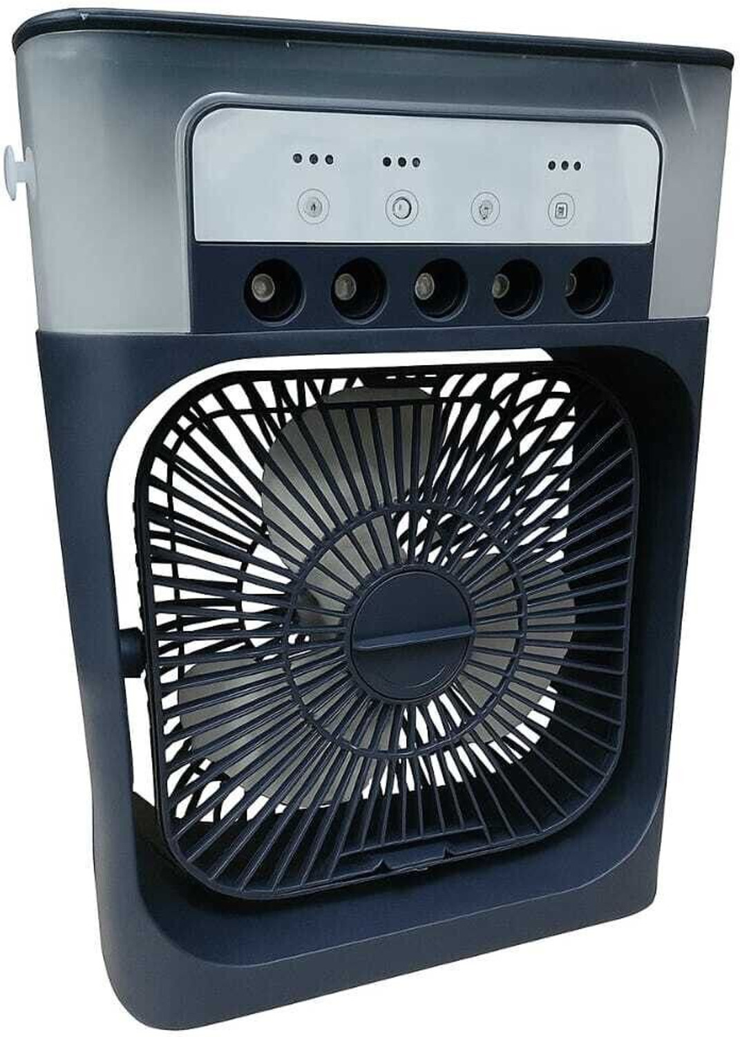 Image of HRKA TD-03 Mini Table Fan For Home With 3 SpeedAIR003 Led Light (Multicolor)