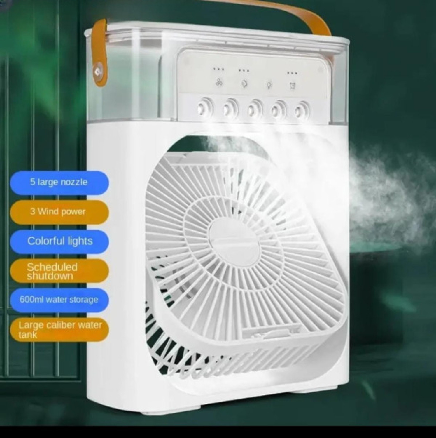 Image of Wristkart Neck Fan Bladeless Speeds Battery Operated Personal NF67 Neck Fan Bladeless Speeds Battery Operated Personal NF67 USB Fan (Multicolor)