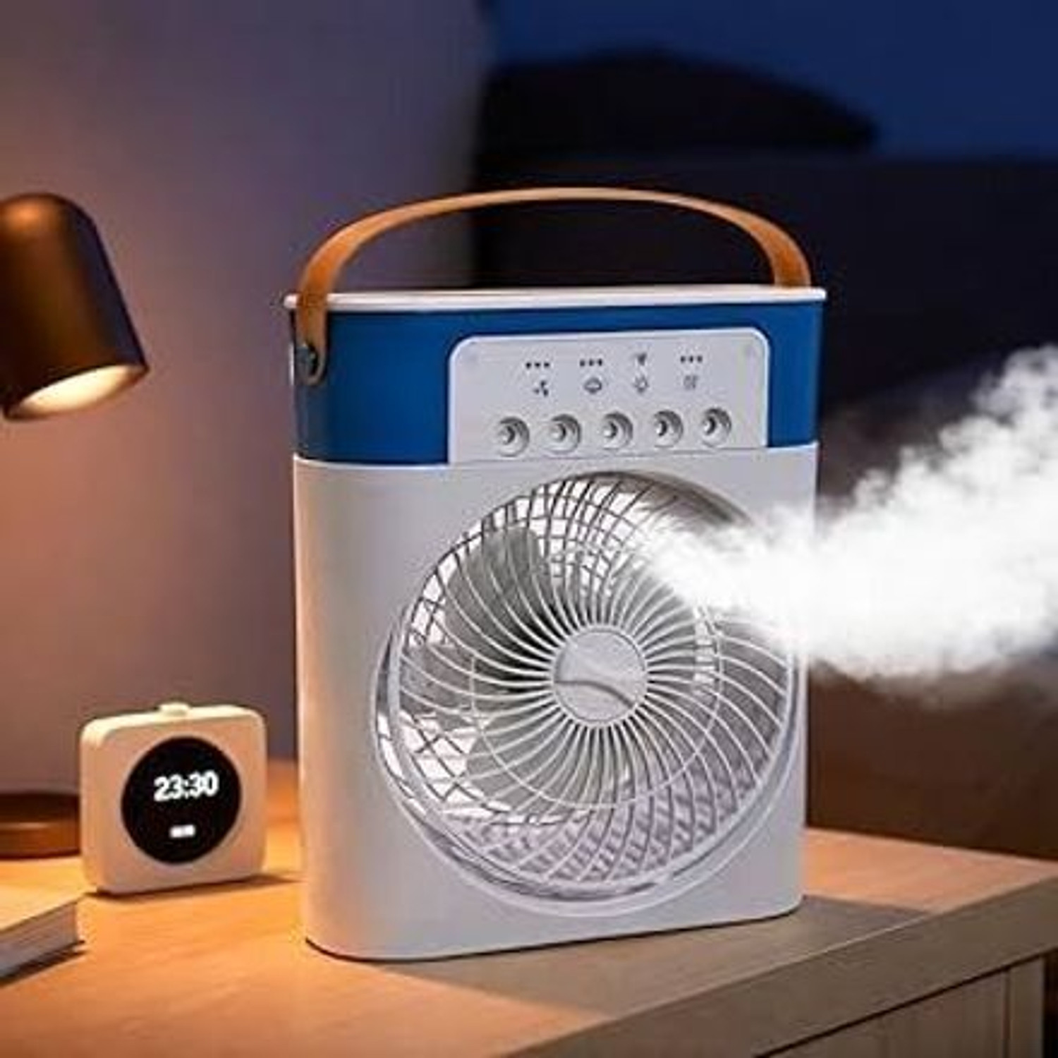 Image of VRAJ STORE MINI PORTABLE COOLING FAN-001 MINI PORTABLE COOLING FAN USB Air Cooler (Multicolor)