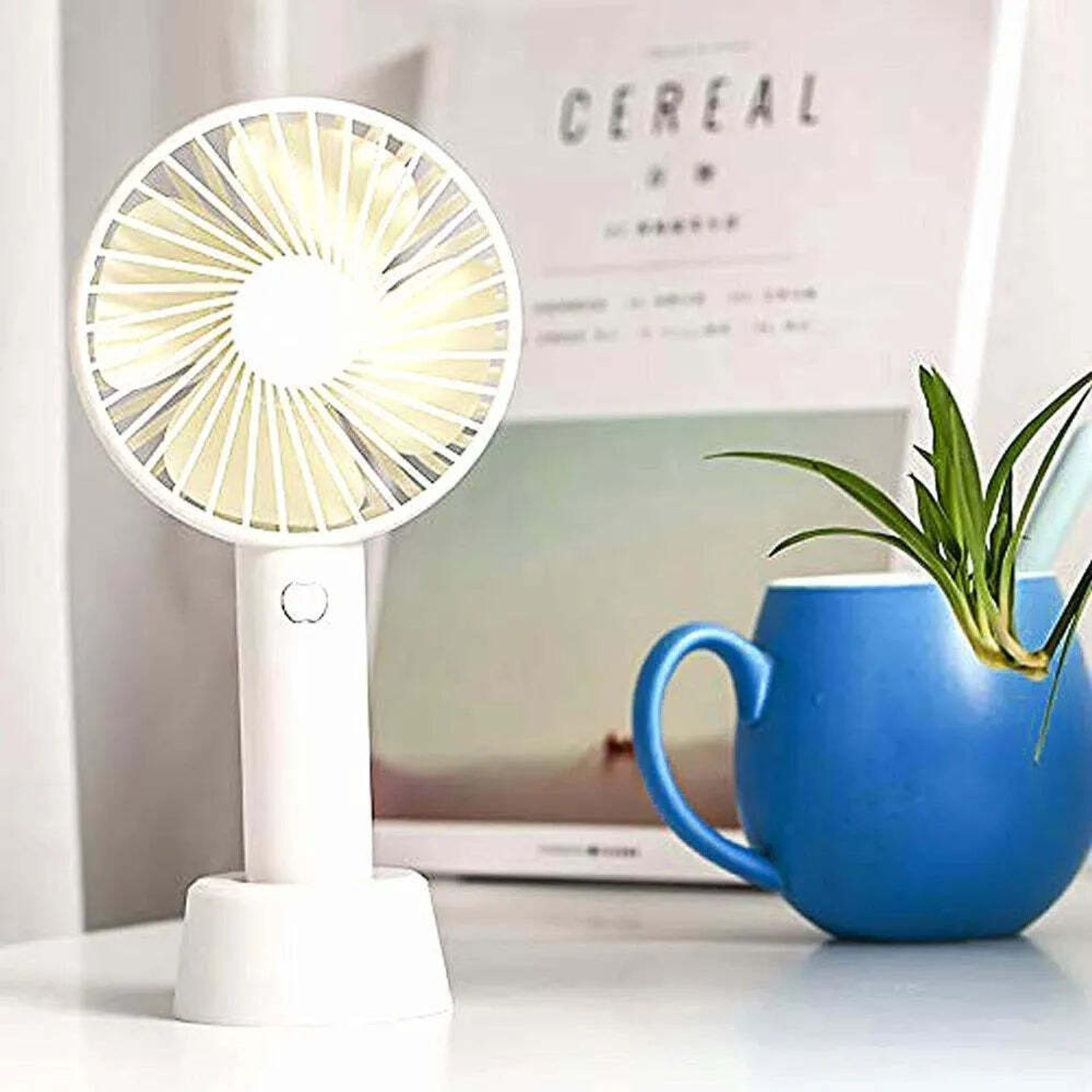 Image of 4uonly TD-40 RRT-BRE-Portable Air FAN BIG Mist Fan With 5 Speed UGI5 USB Fan (Multicolor)